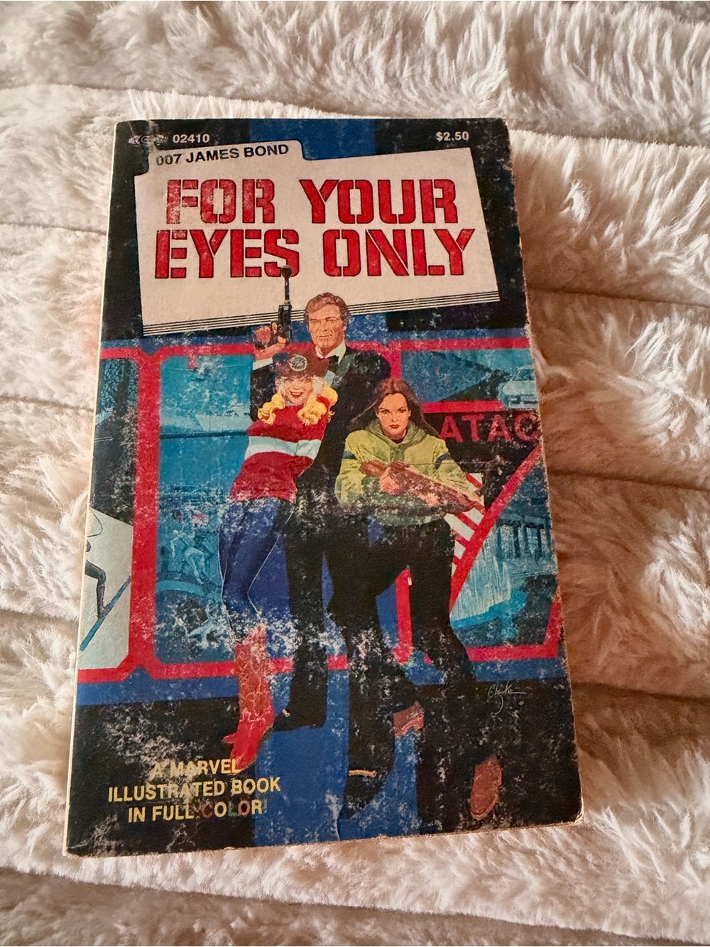 For Your Eyes Only Paperback Illustrated Book - Rare vintage